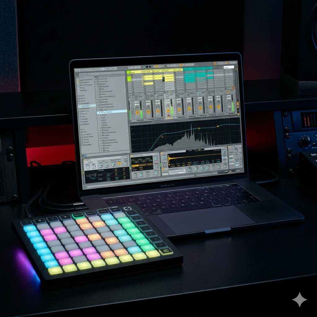 Ableton Live studio setup